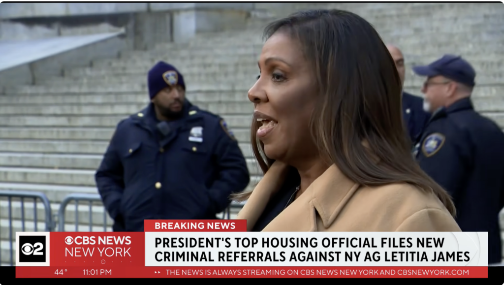 Whistleblower In Letitia James’ Office Says He Was Ordered To ‘Target Trump’