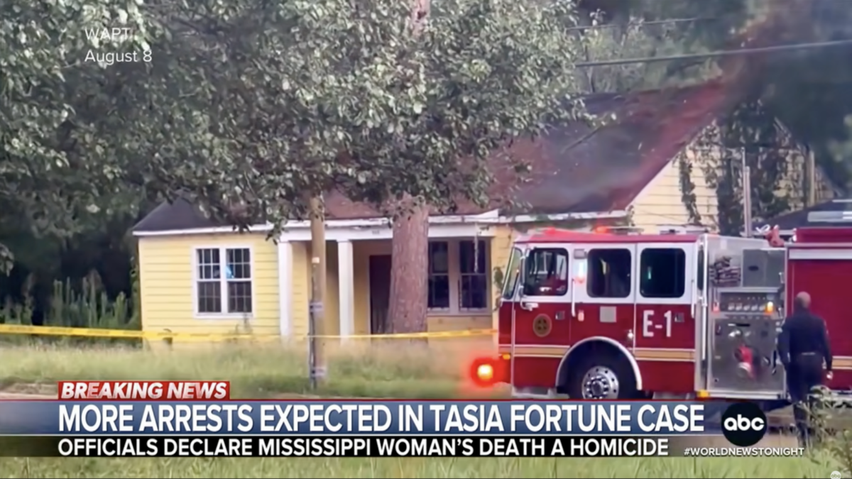 Crime scene in the death of Tasia Fortune.