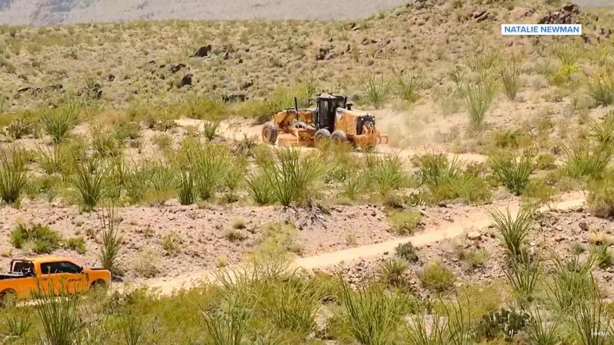 Big Bend Border wall construction